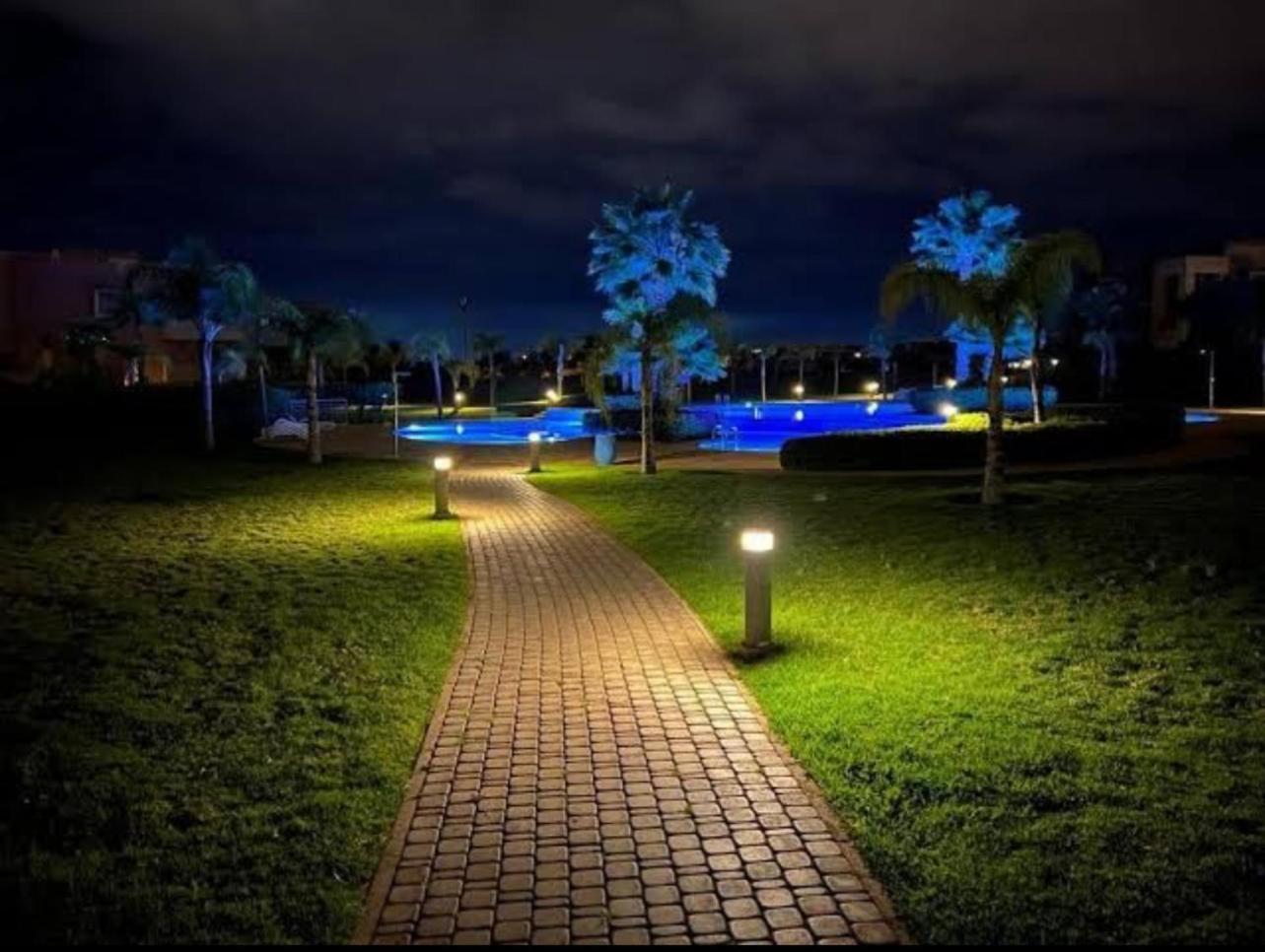 Appartement De Luxe Avec Jardin Vue Sur La Piscine Golf Securise 24H Sur 24 A 5 Minutes De L Aeroport Marrakesh Esterno foto