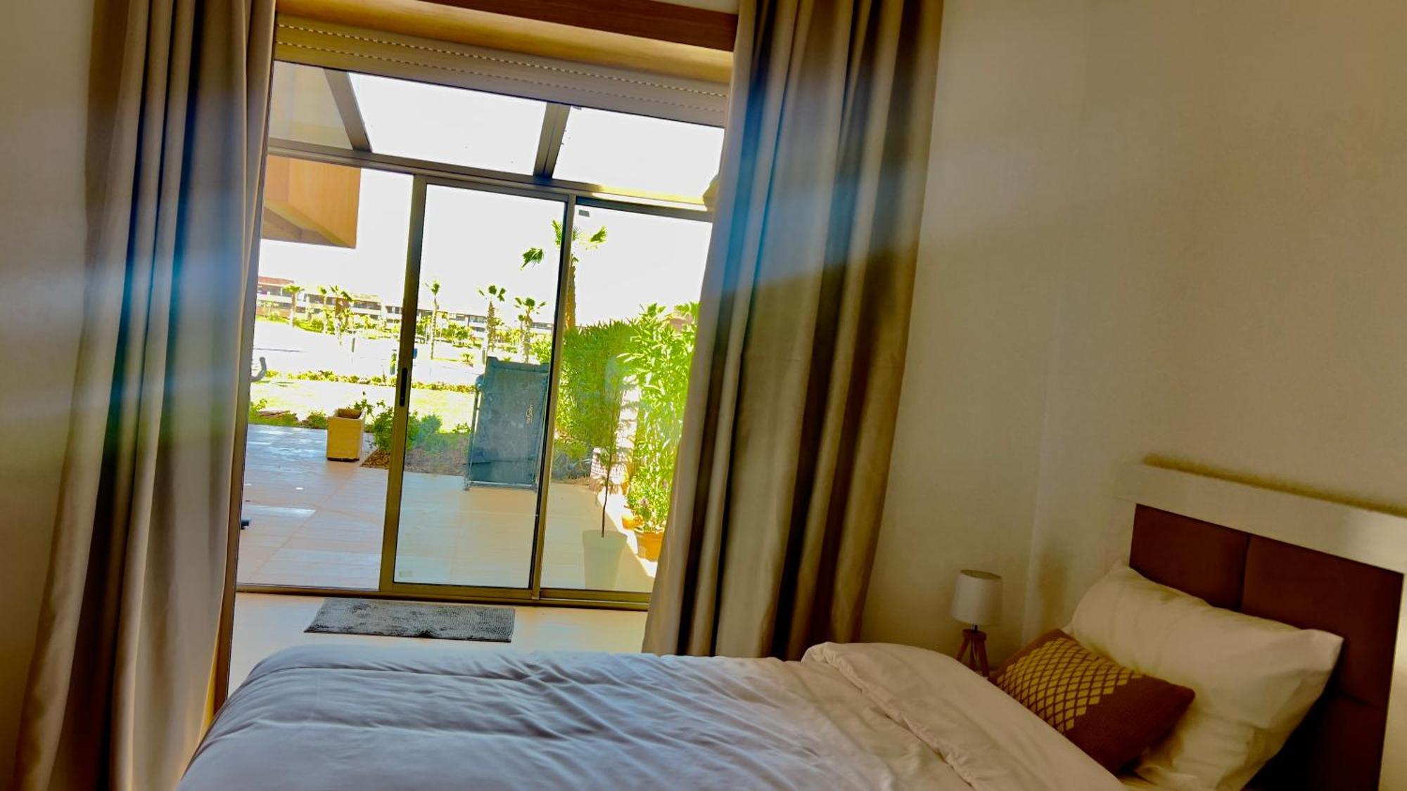 Appartement De Luxe Avec Jardin Vue Sur La Piscine Golf Securise 24H Sur 24 A 5 Minutes De L Aeroport Marrakesh Esterno foto