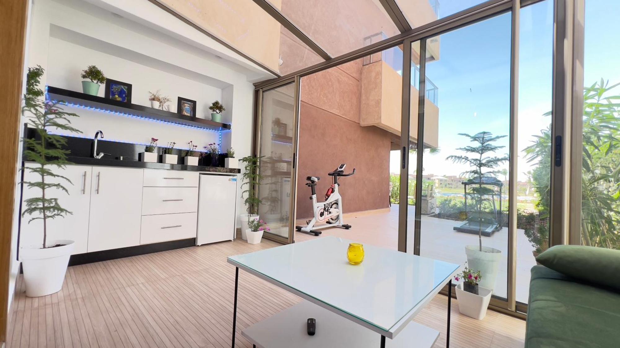Appartement De Luxe Avec Jardin Vue Sur La Piscine Golf Securise 24H Sur 24 A 5 Minutes De L Aeroport Marrakesh Esterno foto