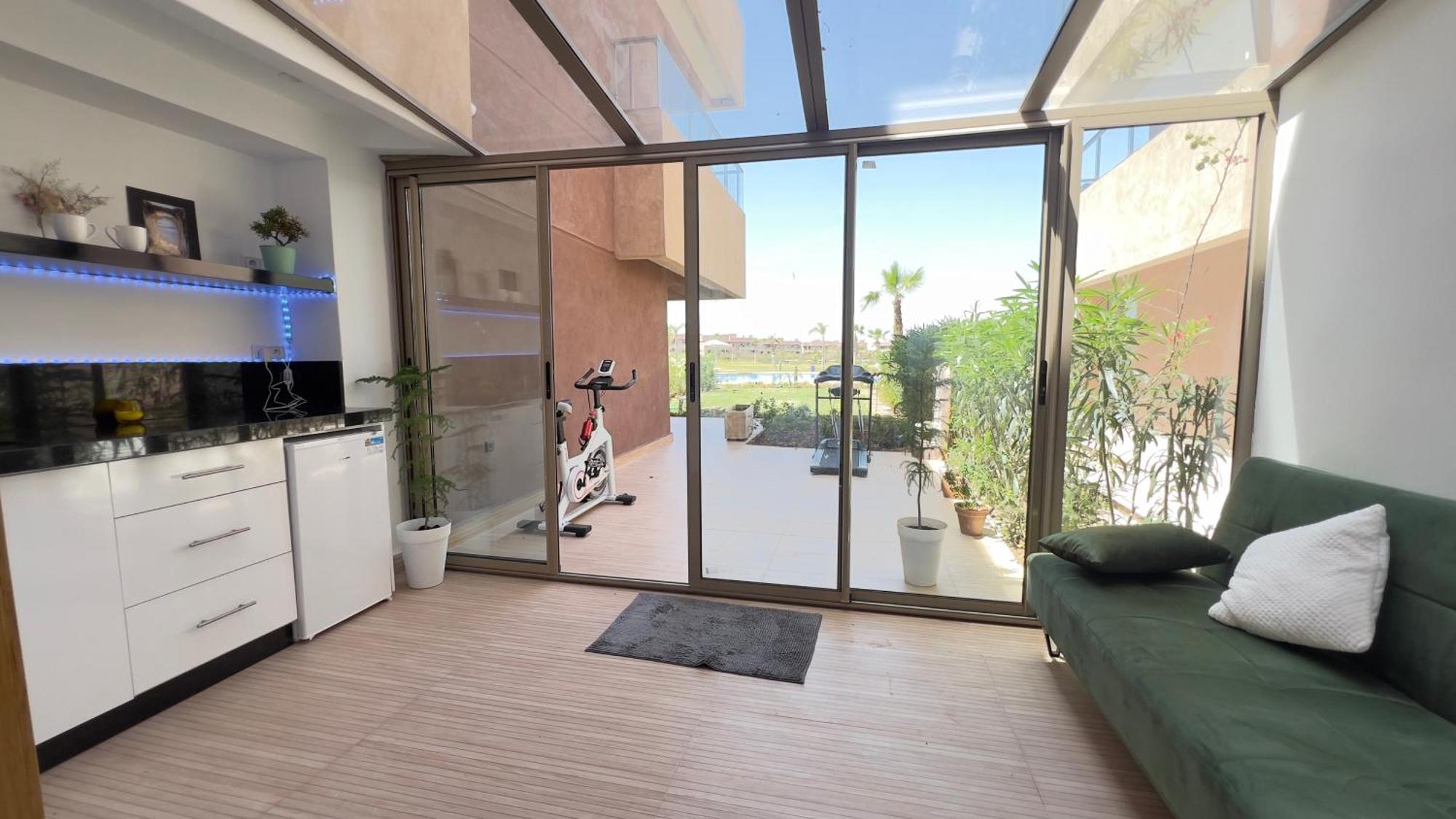 Appartement De Luxe Avec Jardin Vue Sur La Piscine Golf Securise 24H Sur 24 A 5 Minutes De L Aeroport Marrakesh Esterno foto